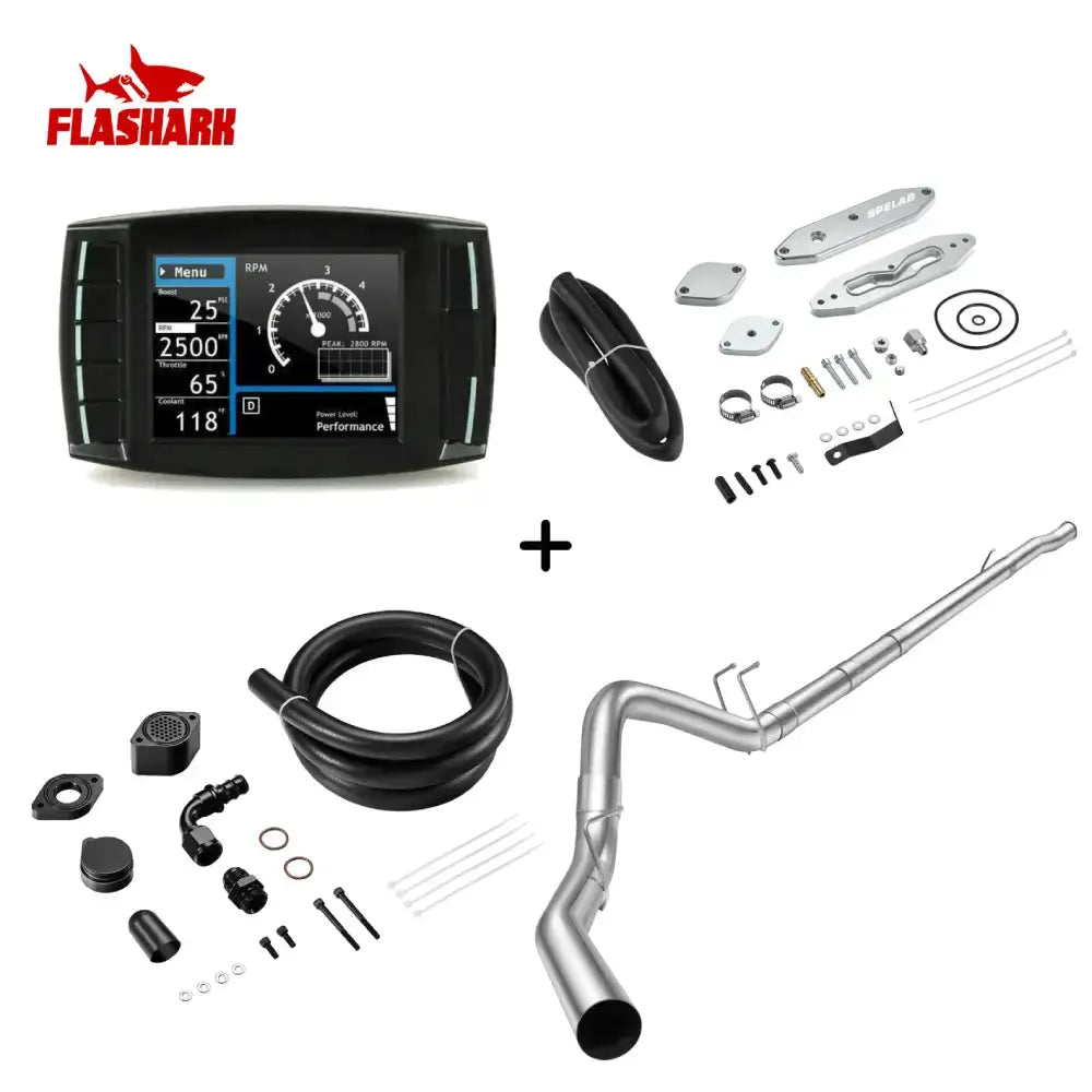 EGR/DPF/CCV/DEF Delete Kit For 2011-2014 6.7L Ford Powerstroke Diesel All-in-One Kit