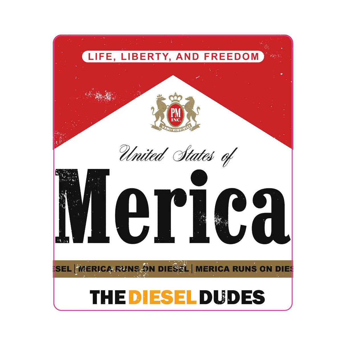 Merica Sticker SunFrog Solutions