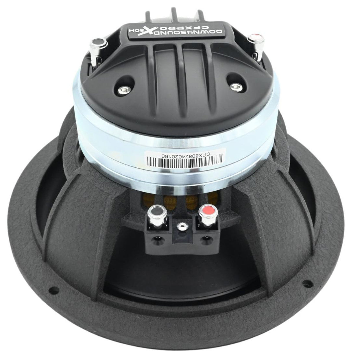 Down4Sound CFX-PROx804H 8" 200W RMS Carbon Fiber NEO Water Resistant Coaxial Speaker (Single) Down4Sound