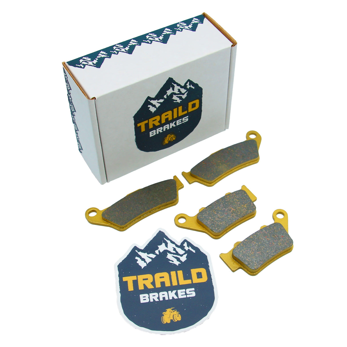 Husqvarna CR/SM/WR/TC/TE 125/250/300/350/360/400/410/450/570/610/630 1995-2013 Ceramic Brake Pad Set Traild