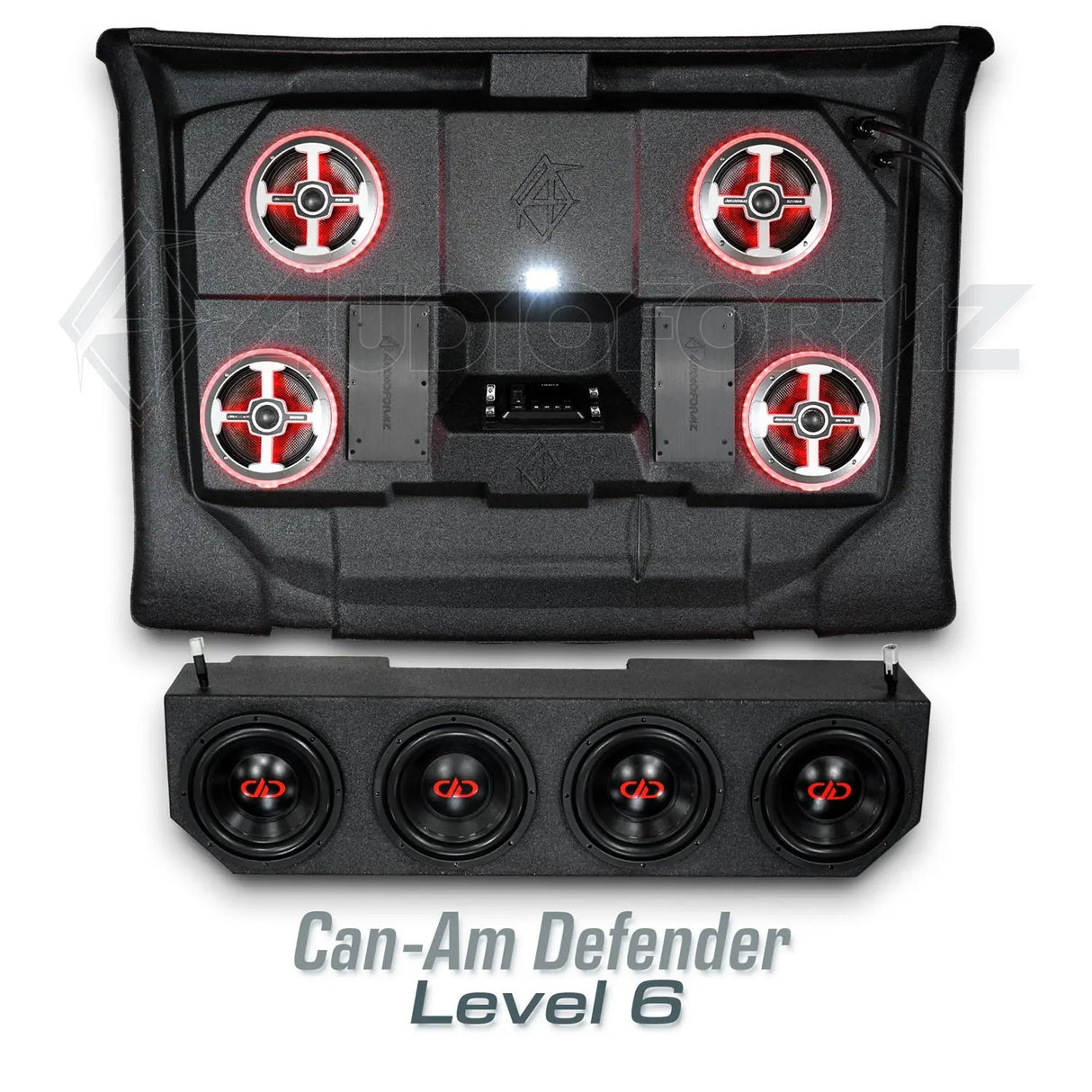 2016+ Can-Am Defender HD7-HD10 Stereo Tops (2-Door) Can-Am