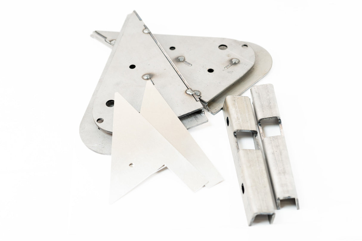 OBS Solutions Dual Plate GM Mirror Conversion Kit - 1992-1997 Ford F-Series & Bronco OBS Solutions