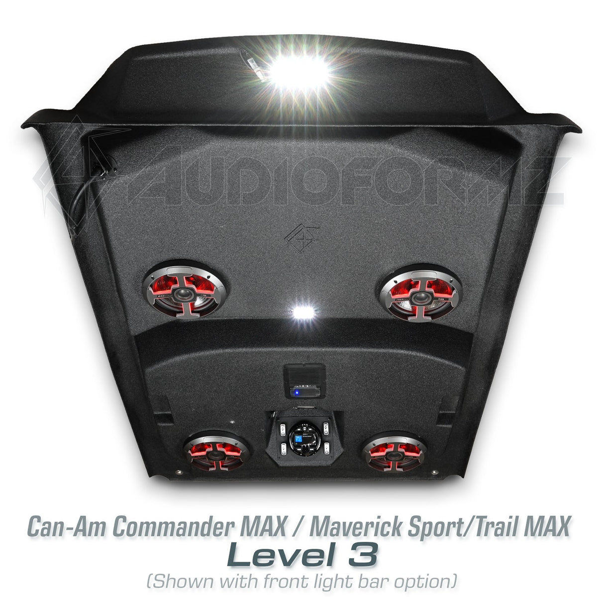 2021+ Can-Am Commander MAX / 2019+ Maverick Sport MAX Stereo Tops (4-Seat) Can-Am