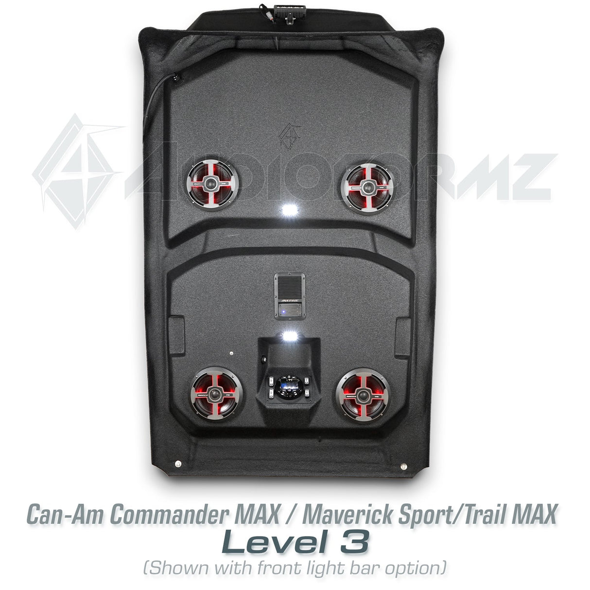 2021+ Can-Am Commander MAX / 2019+ Maverick Sport MAX Stereo Tops (4-Seat) Can-Am