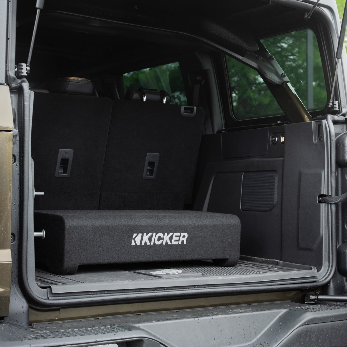 Kicker Plug and Play Powered Down-Firing 12" Enclosure Upgrade | '21- Current Ford Bronco