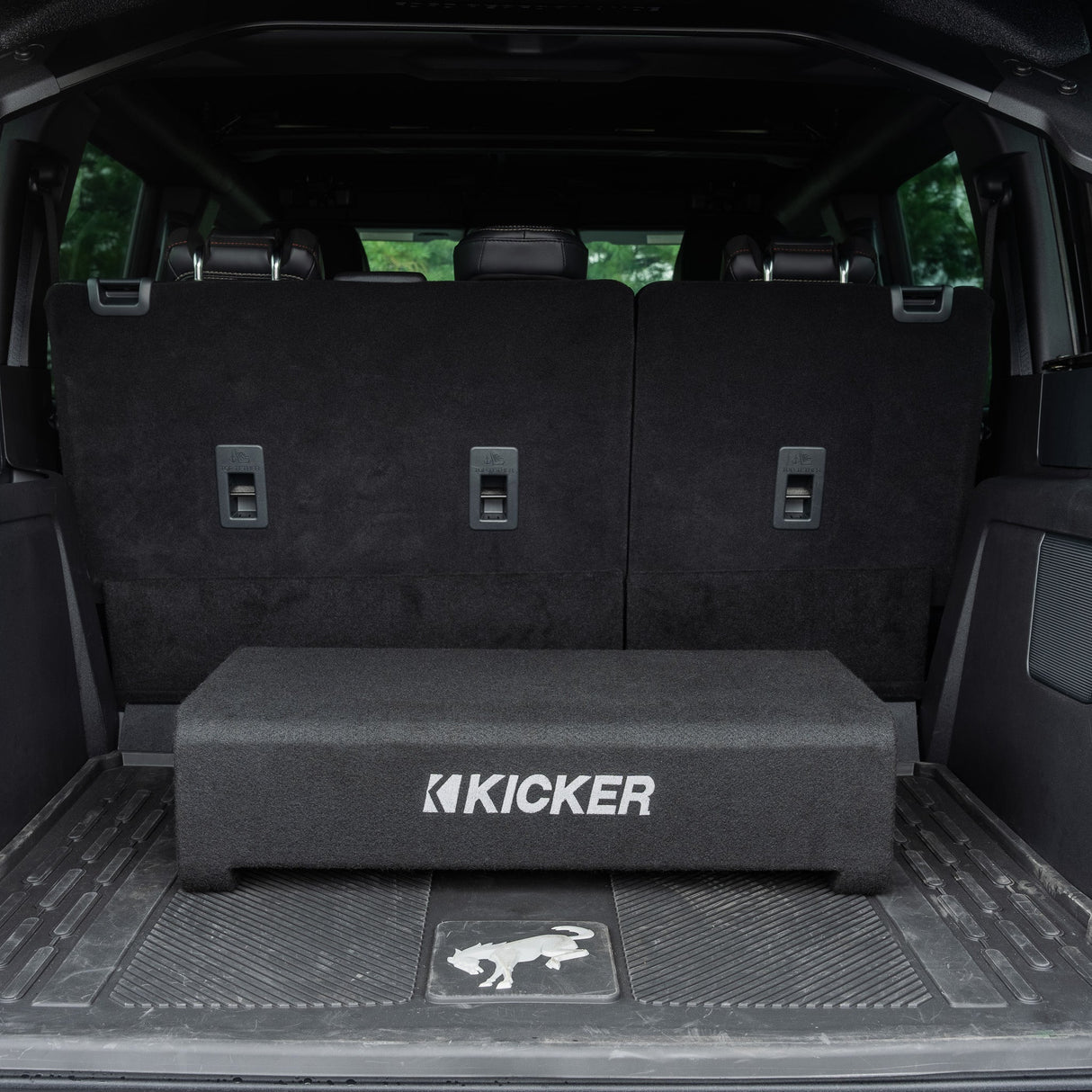 Kicker Plug and Play Powered Down-Firing 10" Enclosure Upgrade | '21- Current Ford Bronco