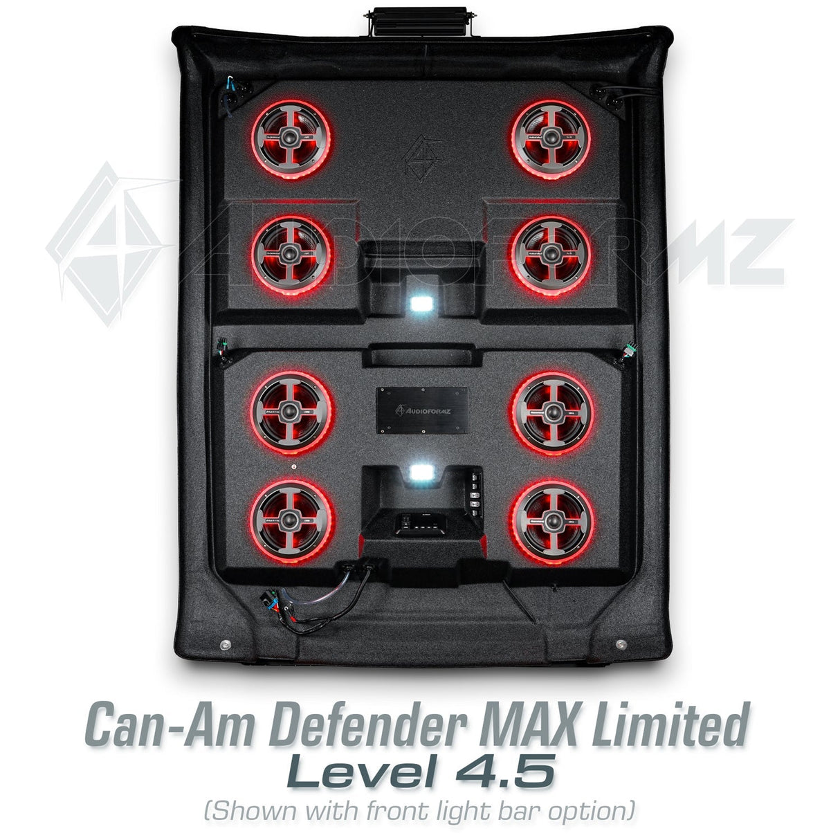 2026+ Can-Am Defender MAX HD11 Limited/Cab Stereo Tops (4-Door) Can-Am