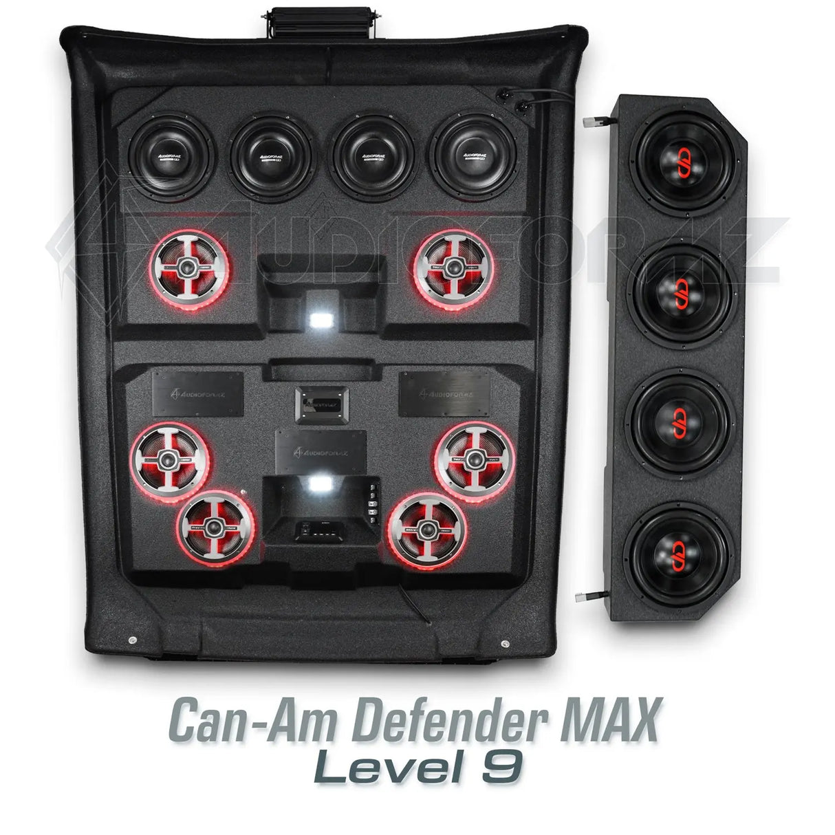 2016+ Can-Am Defender MAX HD7-HD10 Stereo Tops (4-Door) Can-Am