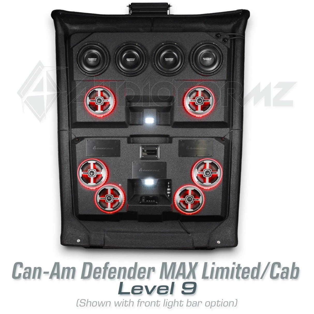 2026+ Can-Am Defender MAX HD11 Limited/Cab Stereo Tops (4-Door)