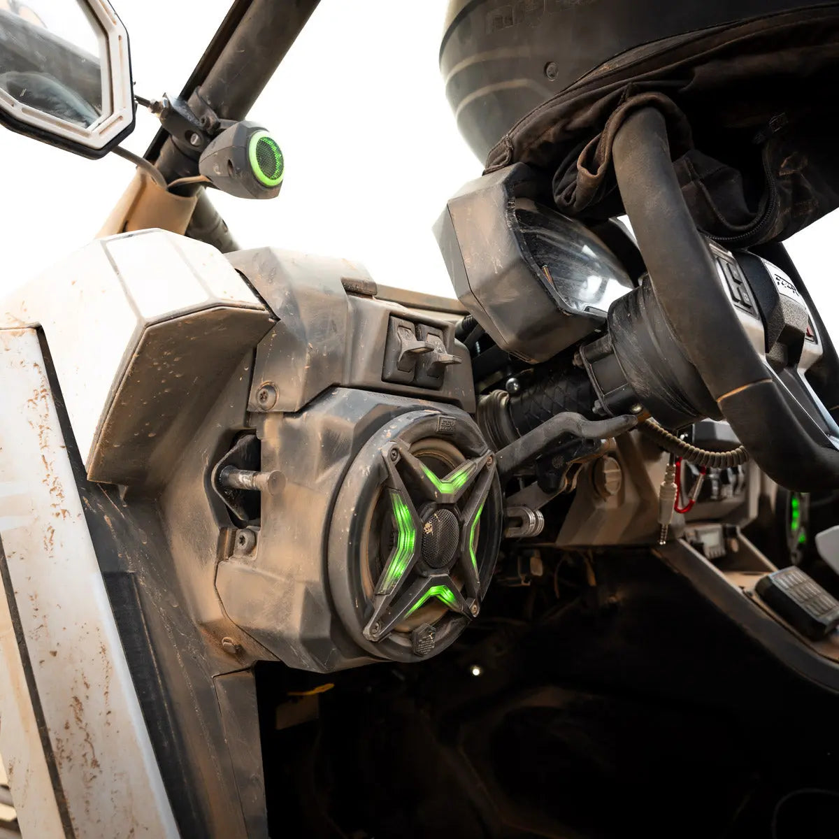 SSV Works V6 6.5in Weatherproof Powersports RGB Full-Range Speakers for UTV's, Boats, RV and more (pair) ssvworks