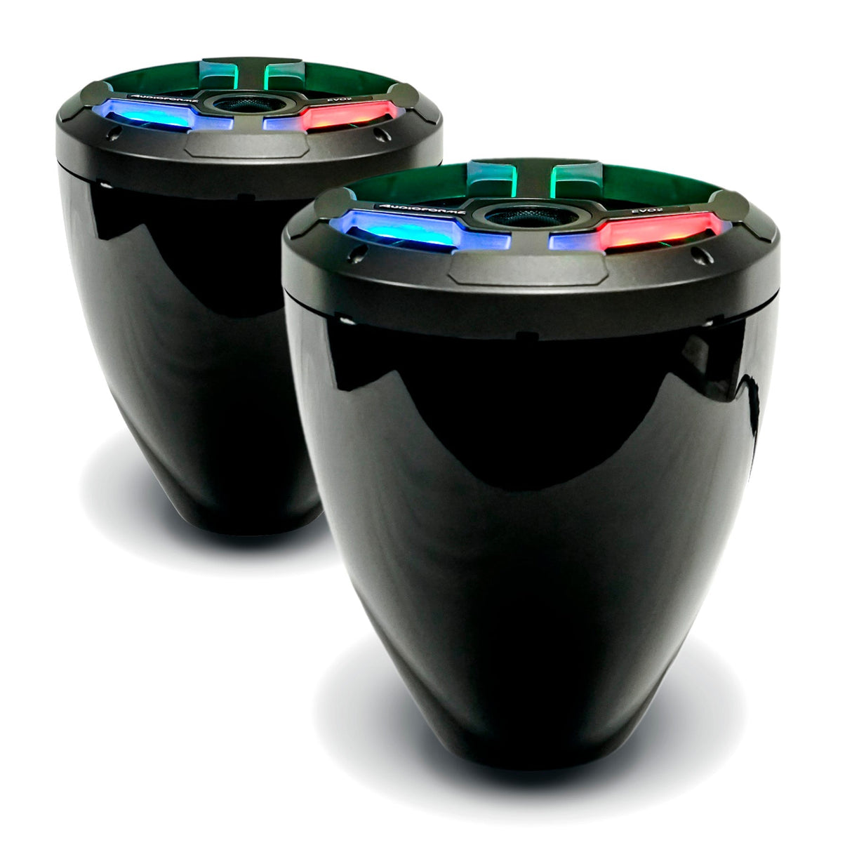 AudioFormz EVO2 8in 2-Way Component Marine IC LED Tower Speakers - Pair Universal-Fit