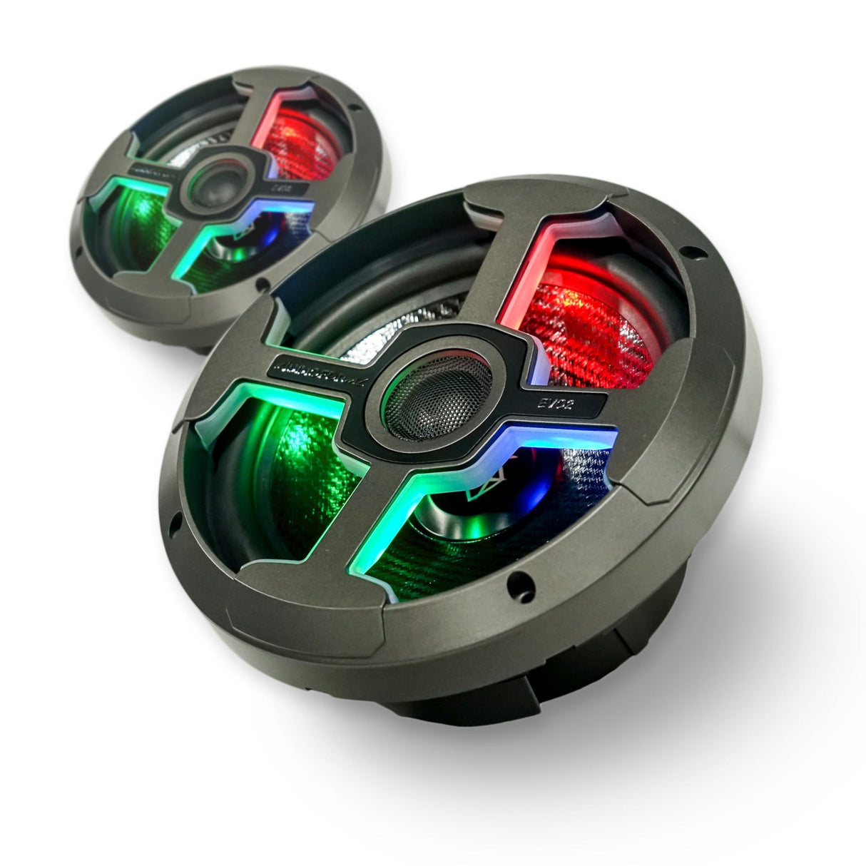 AudioFormz EVO2 8in 2-Way Component Marine IC LED Speakers - Pair Universal-Fit