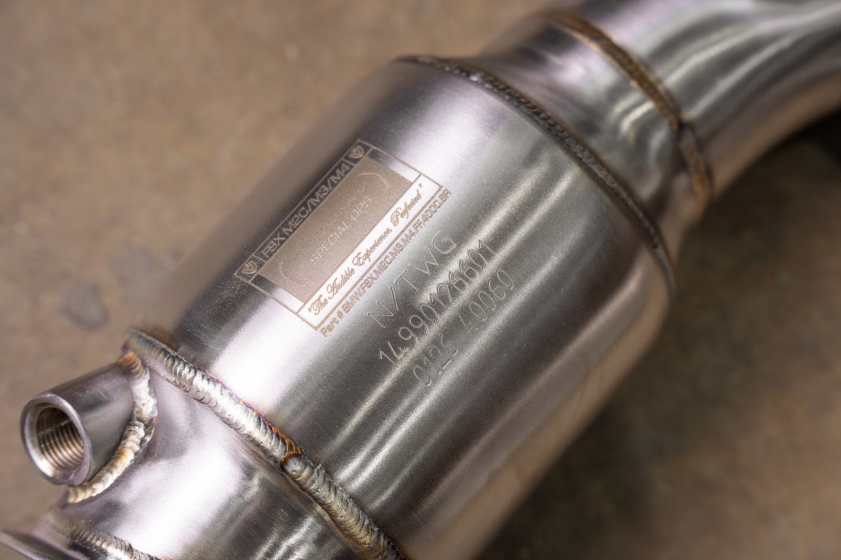 BMW F80/F82/F83/F87C M2C / M3 / M4 400 Cell Catted Downpipes Valvetronic Designs