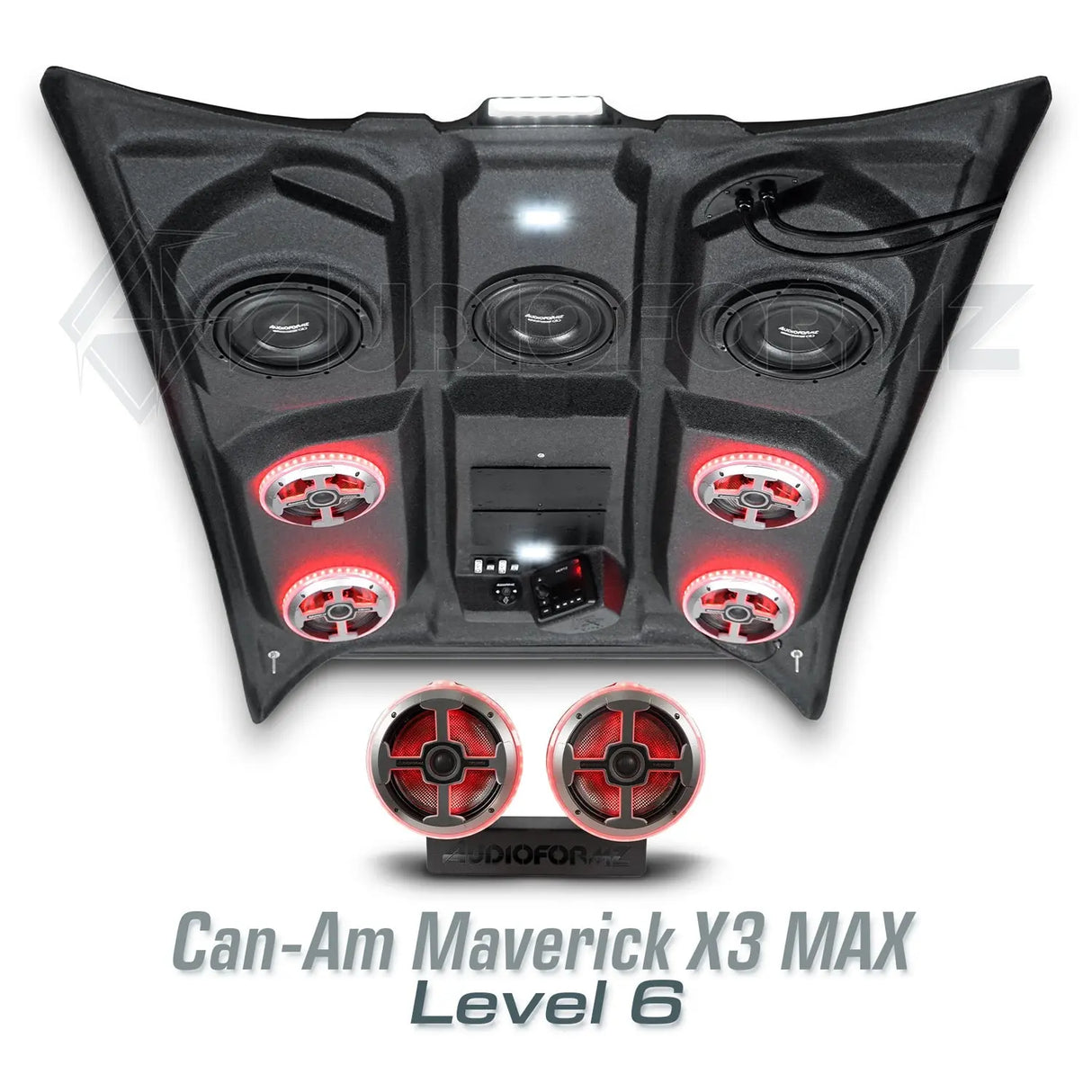 Can-Am Maverick X3 MAX Stereo Tops (4-Seat) Can-Am