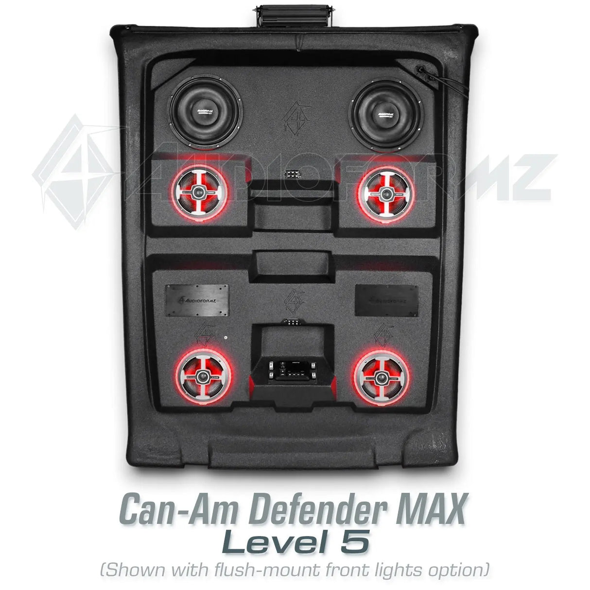 2016+ Can-Am Defender MAX HD7-HD10 Stereo Tops (4-Door) Can-Am