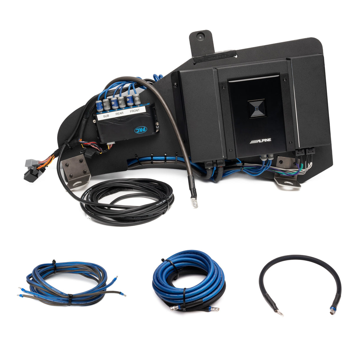 Alpine Status Series Plug & Play Dual Amplifier Bundle (B&O System) | '21 - Current Ford Bronco