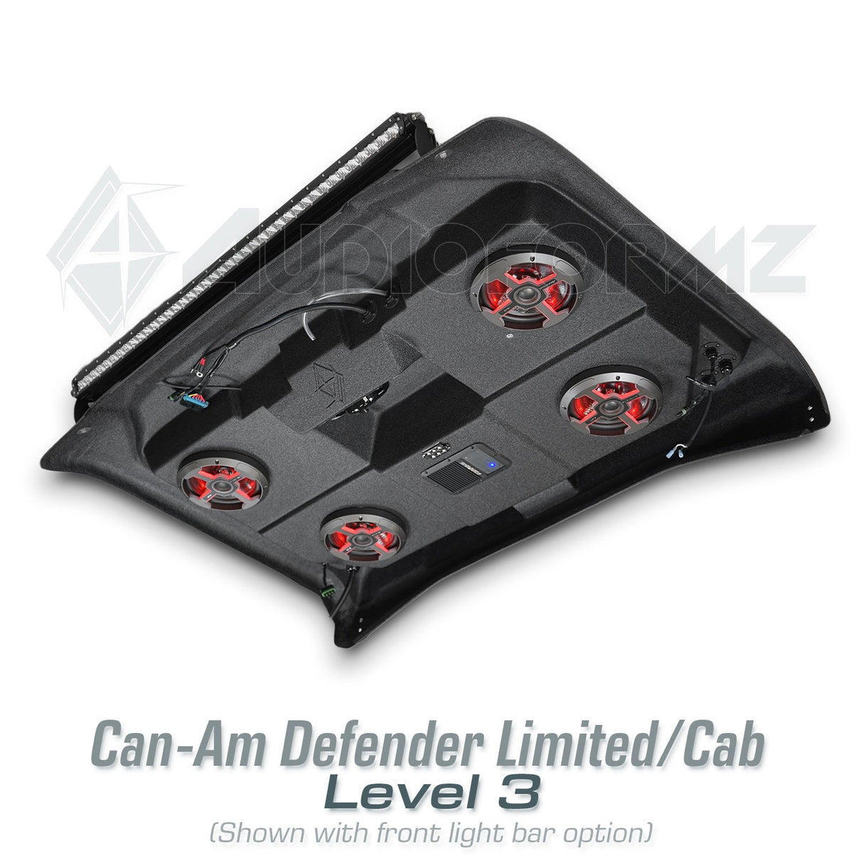 2026+ Can-Am Defender HD11 Limited/Cab Stereo Tops (2-Door) Can-Am