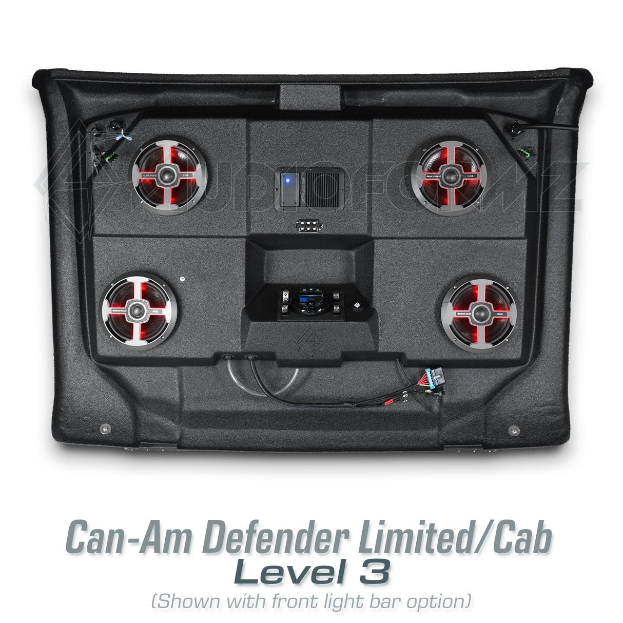 2026+ Can-Am Defender HD11 Limited/Cab Stereo Tops (2-Door)