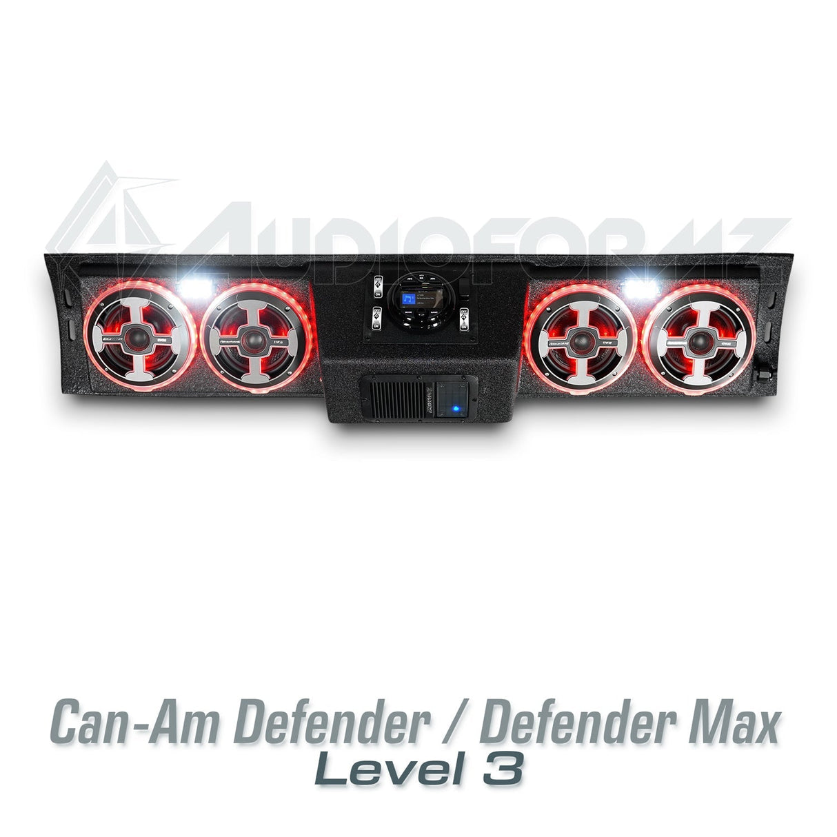 2016+ Can-Am Defender & Defender MAX Stereo Soundbar (HD7-HD10) Can-Am