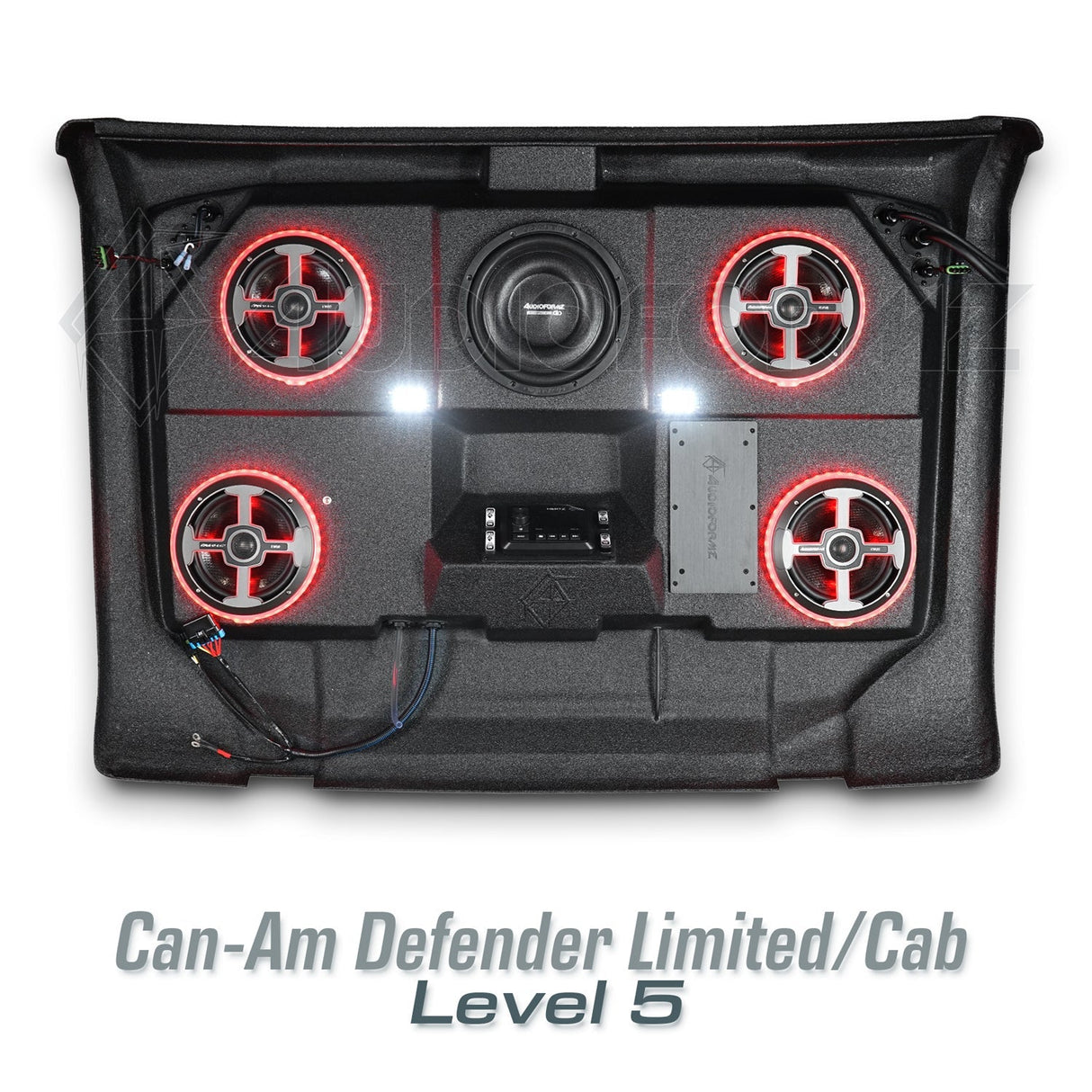 2026+ Can-Am Defender HD11 Limited/Cab Stereo Tops (2-Door) Can-Am