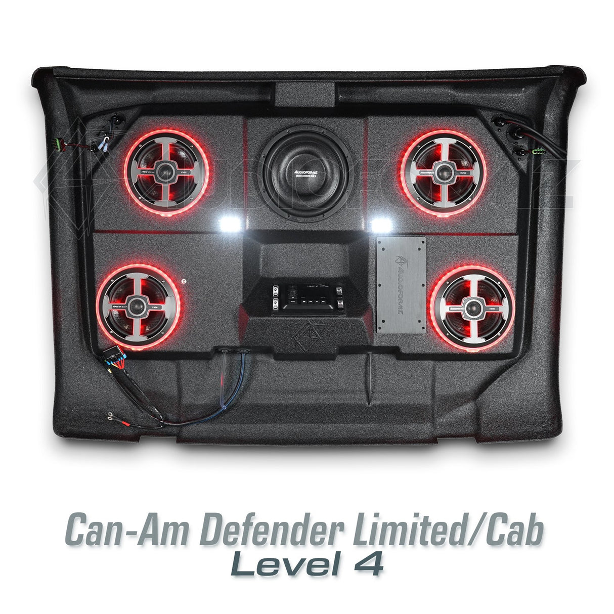 2026+ Can-Am Defender HD11 Limited/Cab Stereo Tops (2-Door)