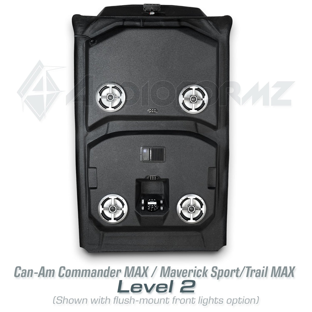 2021+ Can-Am Commander MAX / 2019+ Maverick Sport MAX Stereo Tops (4-Seat) Can-Am
