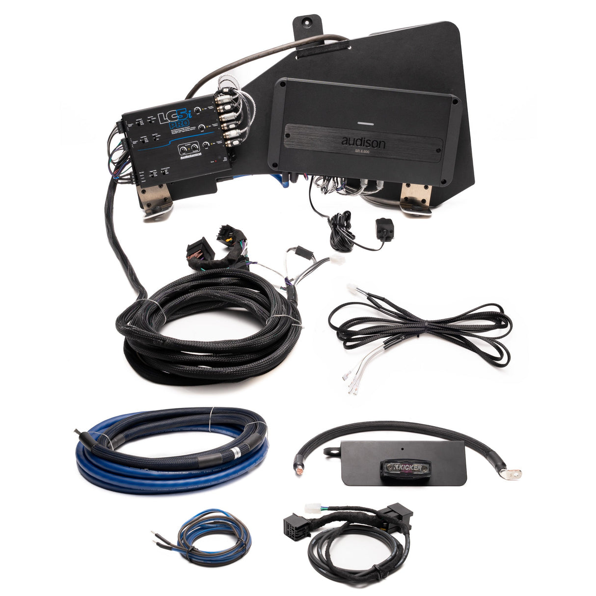 Audison Plug & Play (6-Ch/ Mono) Amp Kit Bundle Upgrade (NON-B&O System) | '21 - '24 Ford Bronco