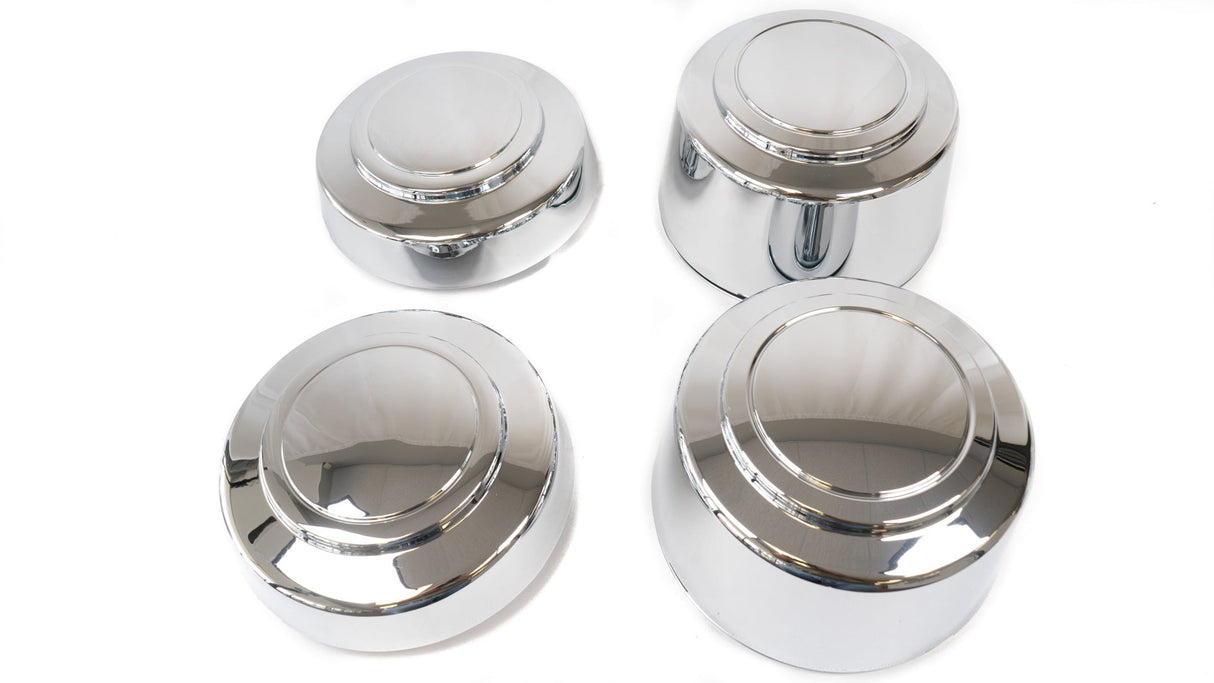 Complete Performance Front Wheel Center Hub Cap Set - (Front Closed) 2WD - 1992-1997 Ford F-Series Complete Performance
