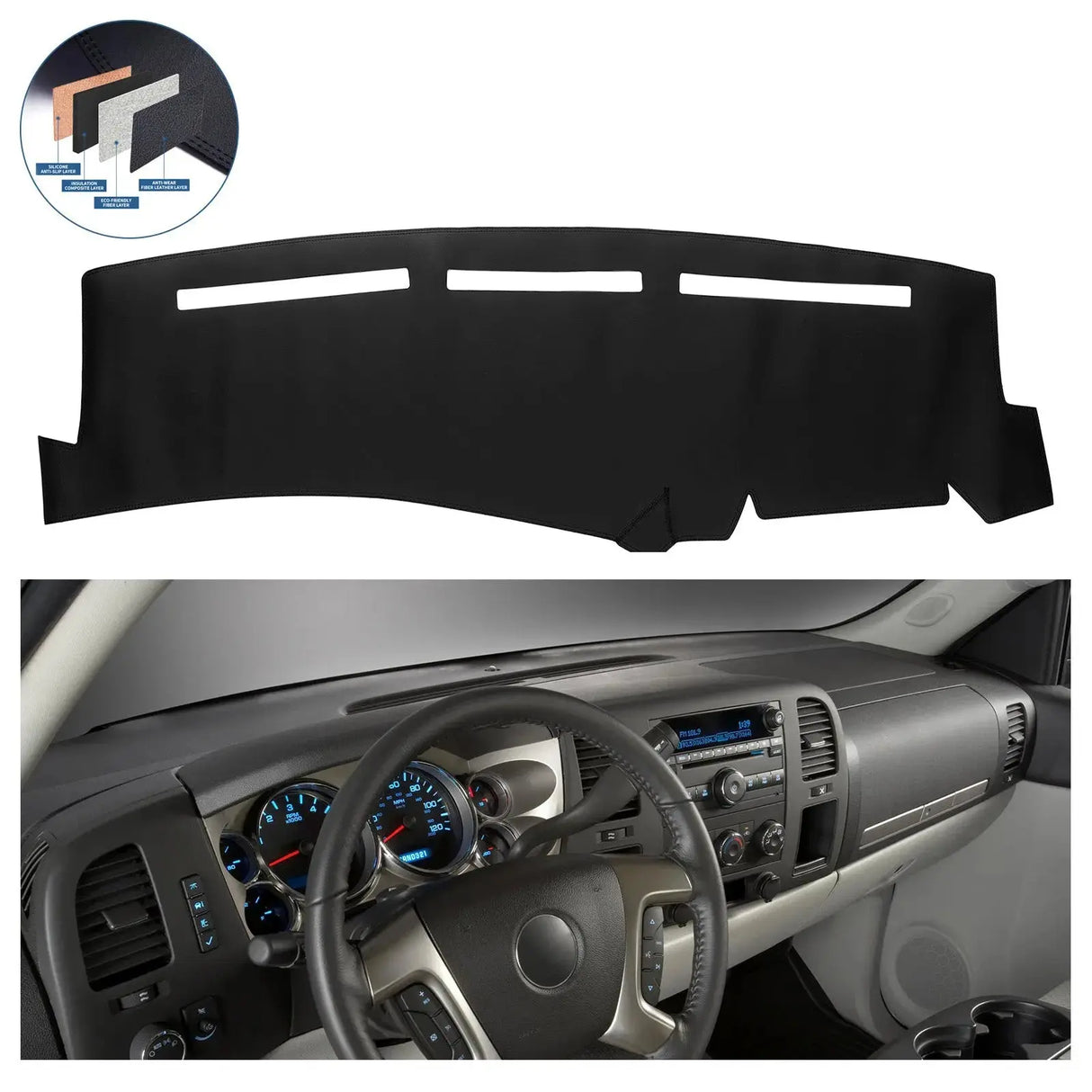 Dash Cover Mat for 1999-2006 Chevrolet Chevy Silverado GMC Sierra