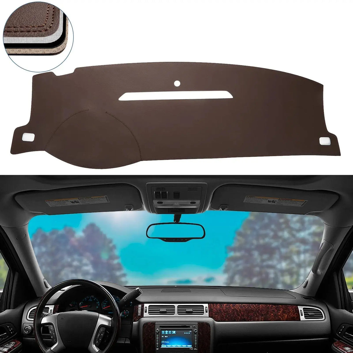 Dash Cover Mat for 2007-2014 Chevrolet Chevy 1500 2500