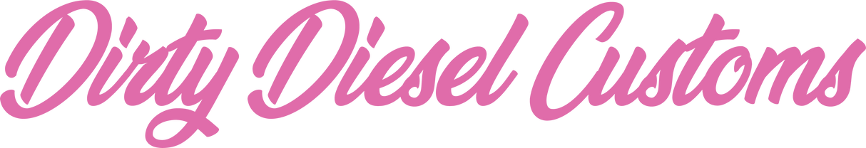 Dirty Diesel Customs Banner Sticker