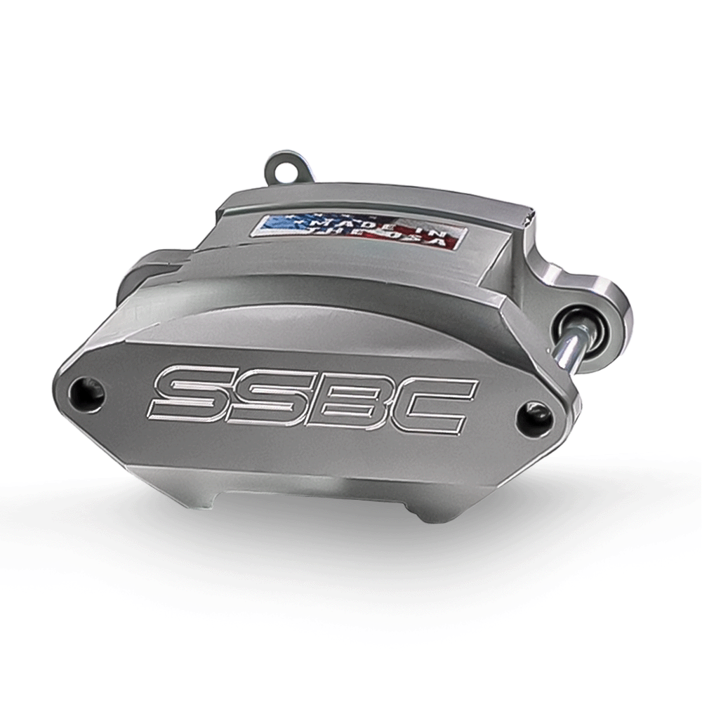 American Made Sport R1 Billet Aluminum Rear Drum to Disc Brake Conversion Kit W/Rotors. Clear A110-11