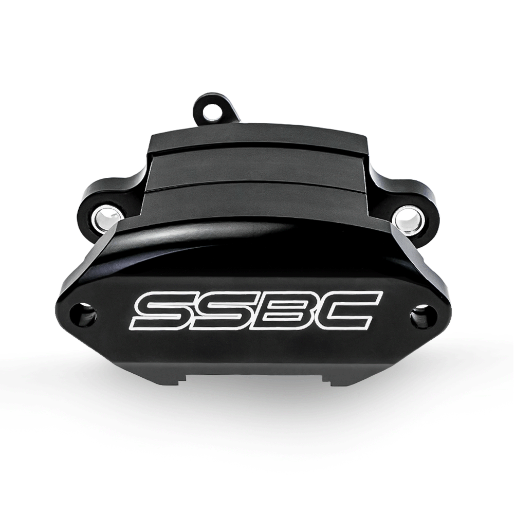 American Made Sport R1 Billet Aluminum Rear Drum to Disc Brake Conversion Kit W/Rotors. Black A110-11BK