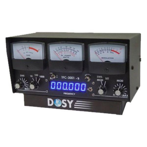Dosy TFC3001S 3 m In-Line Wattmeter SWR, AM, USB & LSB with Frequency Counter DOSY
