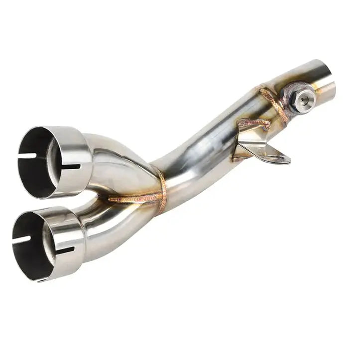 Downpipe Exhaust Y Middle Pipe Exhaust for 2006-2019 Yamaha YZF-R6 R600