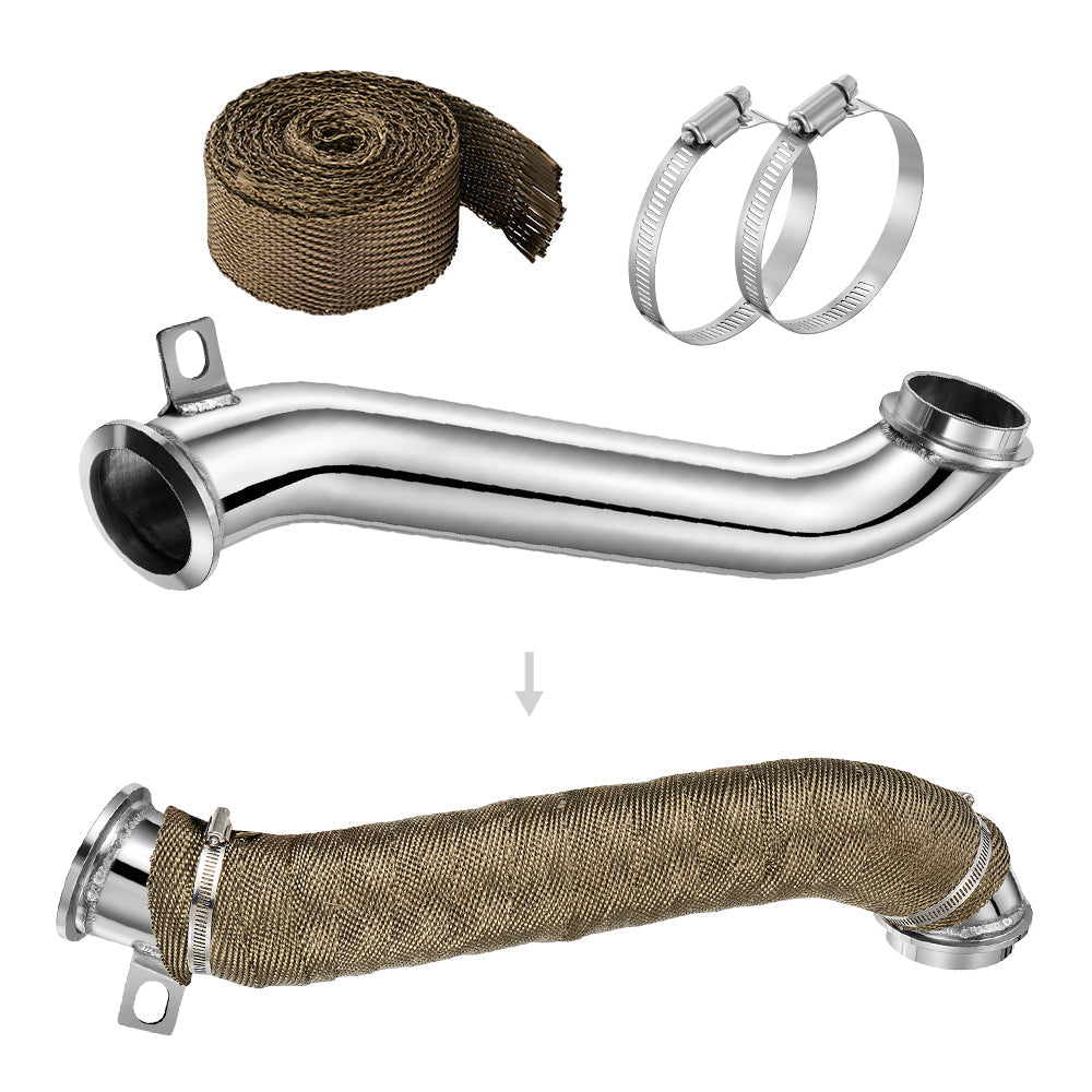 Downpipe Exhaust For 2004.5-2010 Chevy/GMC 6.6L Duramax LLY/LBZ/LMM Diesel 3 Inch