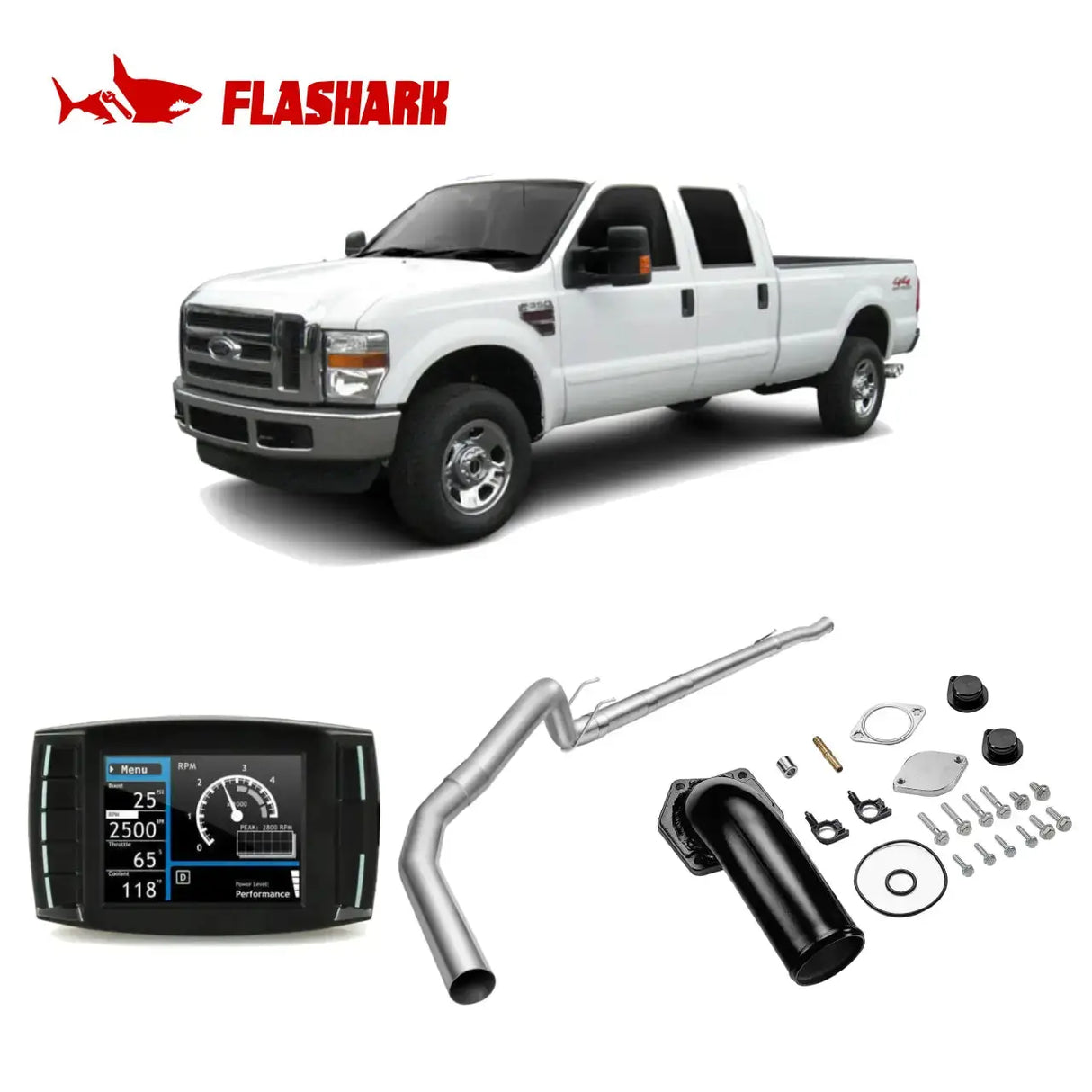2008-2010 6.4L Ford Powerstroke All-in-One Kit DPF/DEF/EGR Delete