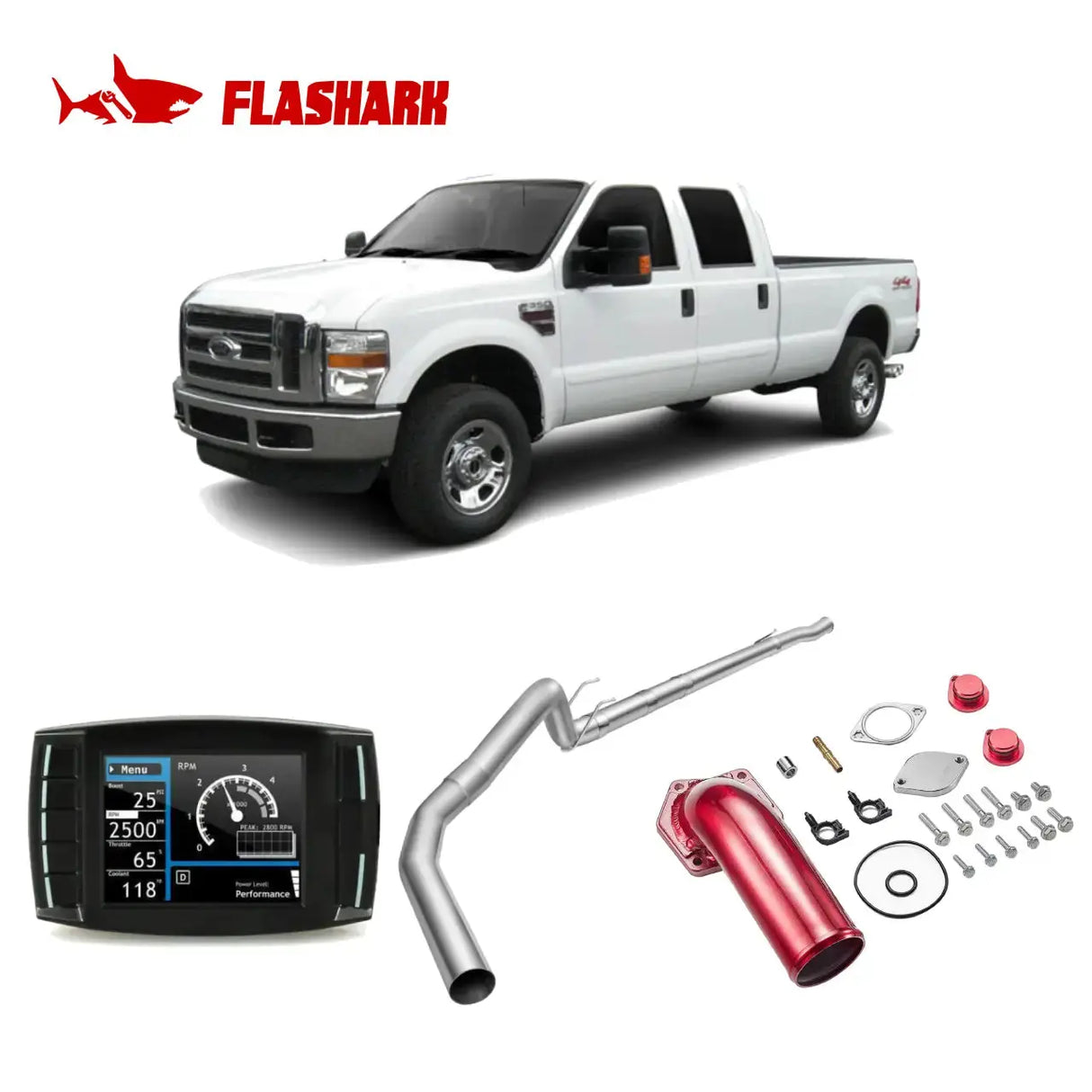2008-2010 6.4L Ford Powerstroke All-in-One Kit DPF/DEF/EGR Delete