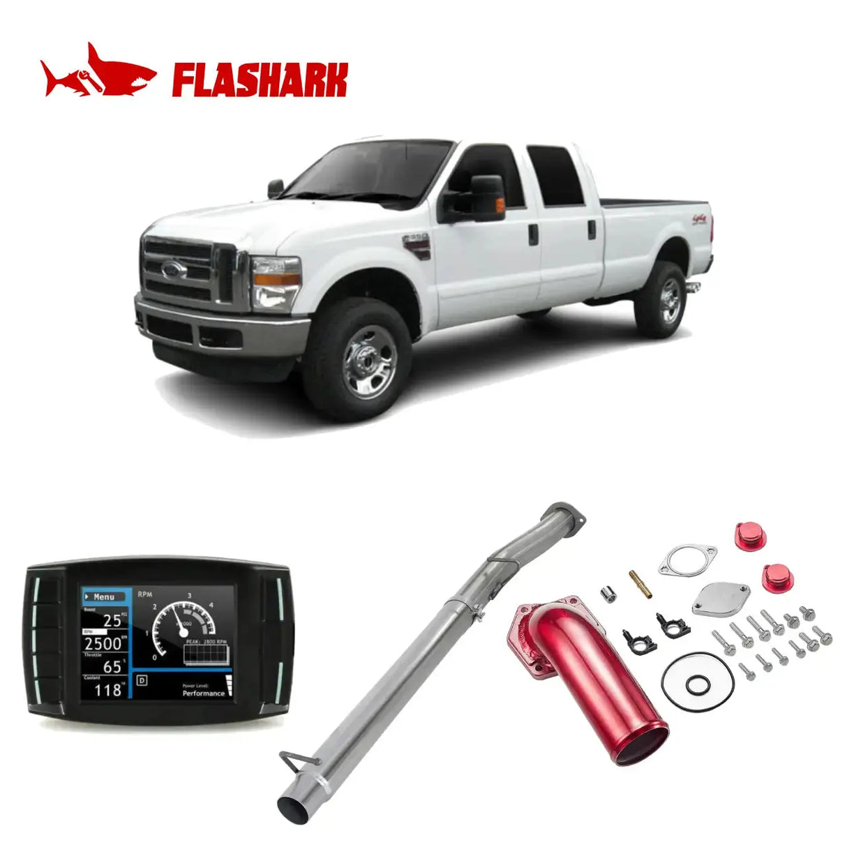 2008-2010 6.4L Ford Powerstroke All-in-One Kit DPF/DEF/EGR Delete