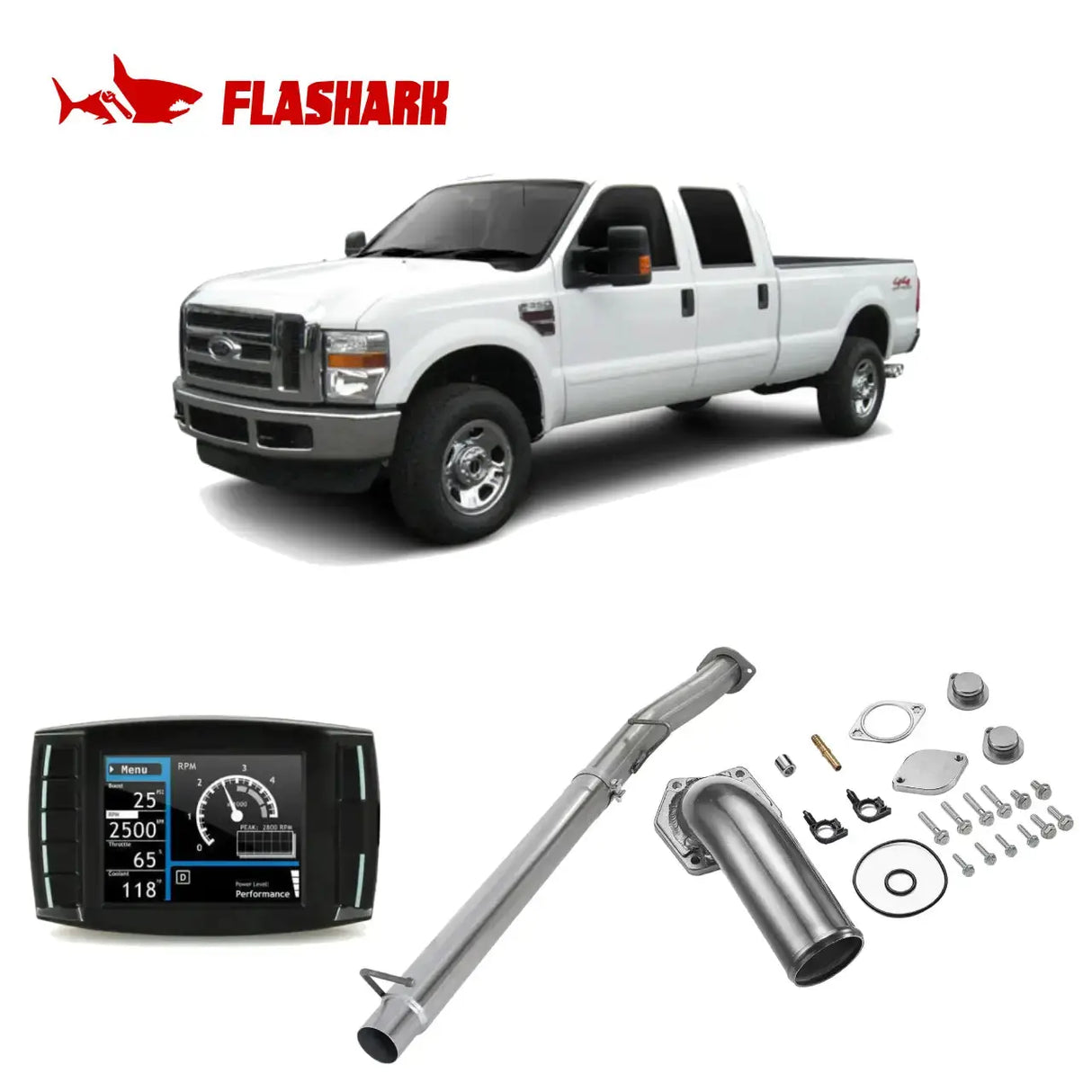 2008-2010 6.4L Ford Powerstroke All-in-One Kit DPF/DEF/EGR Delete
