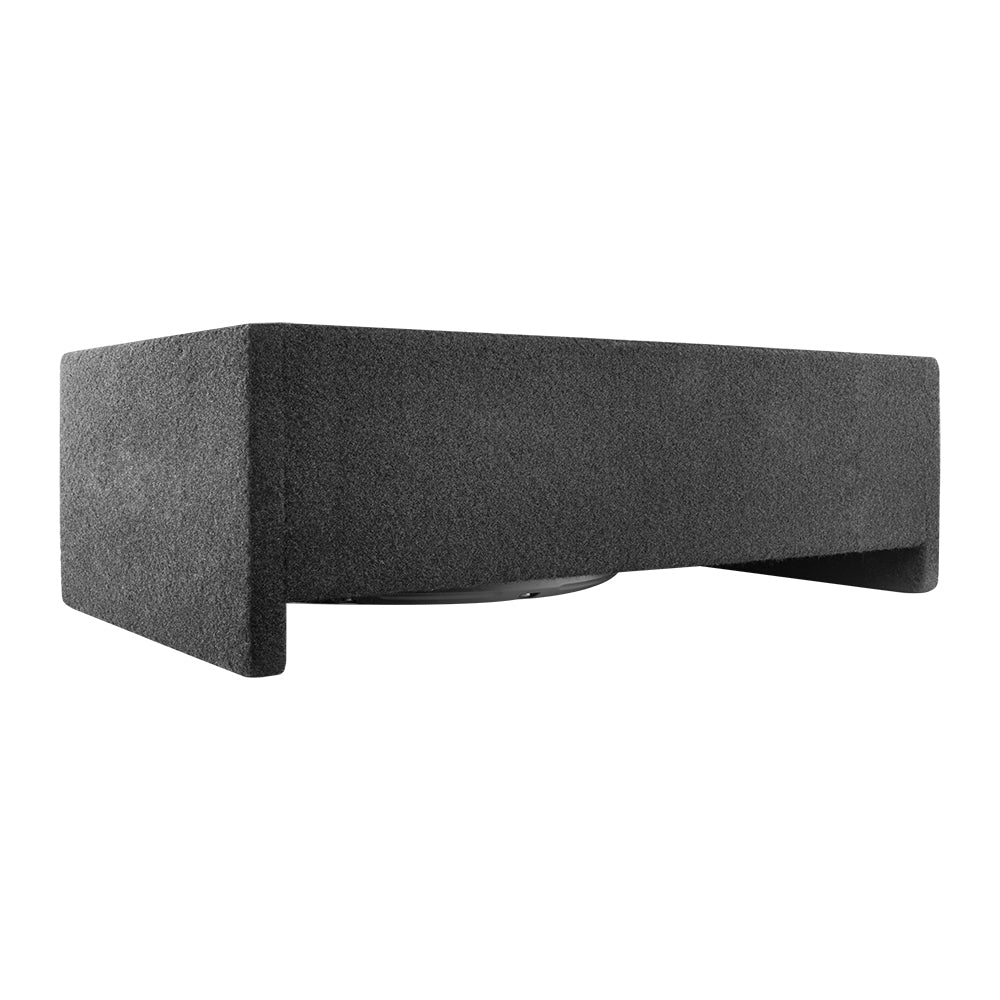 10" Loaded Amplified Shallow Down Fire Subwoofer Enclosure 250 Watts Rms