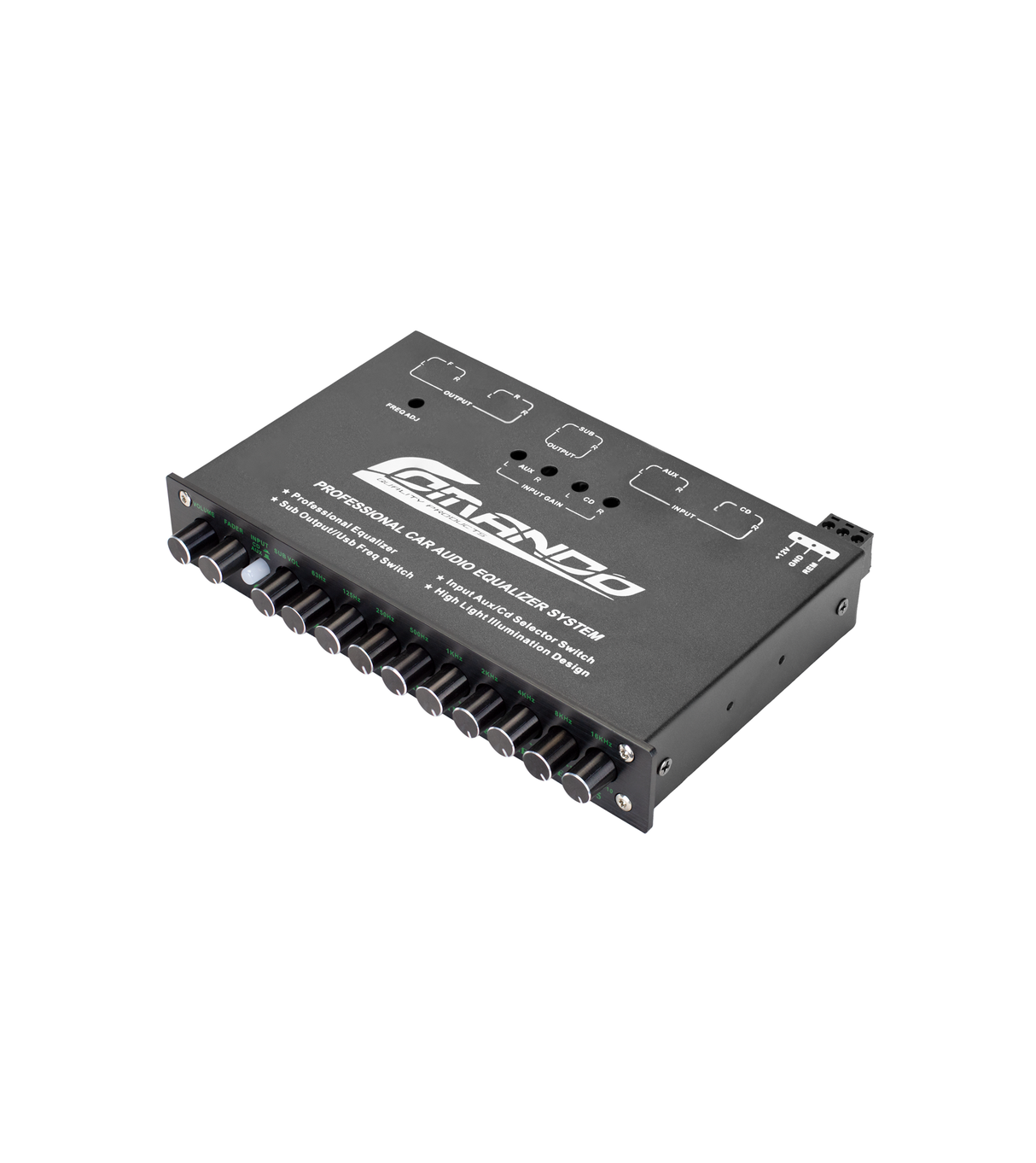 EQX-955 | 9 Band Equalizer Comando Audio