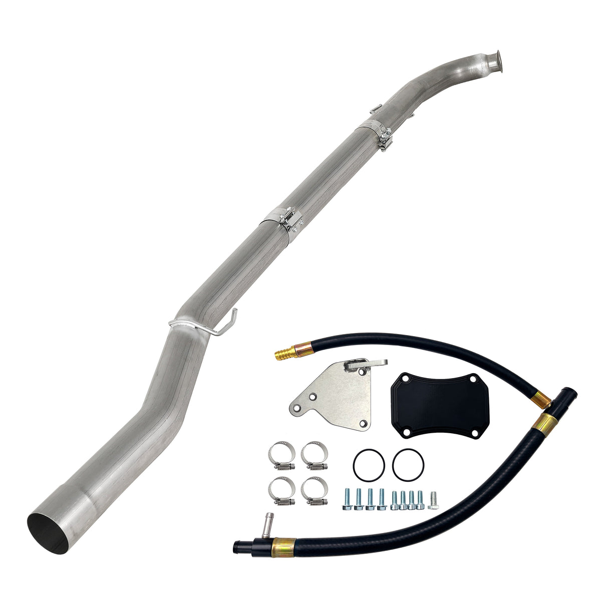TruckTok 2011-2015 6.6L Chevy GMC Duramax 4" DPF Delete Pipe & EGR Delete Kit TruckTok