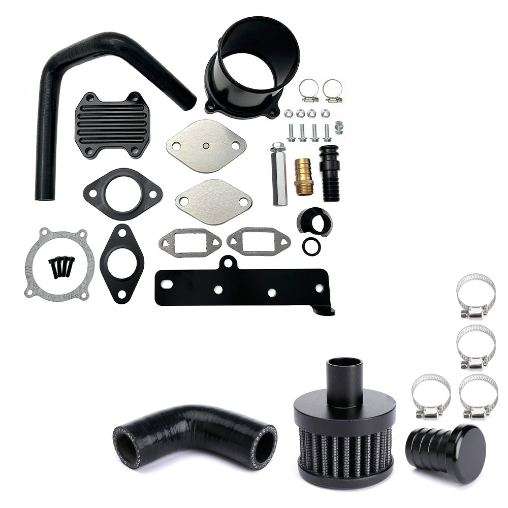 TruckTok 2013-2018 6.7L Ram 4" DPF delete Pipe & CCV & EGR delete kit TruckTok