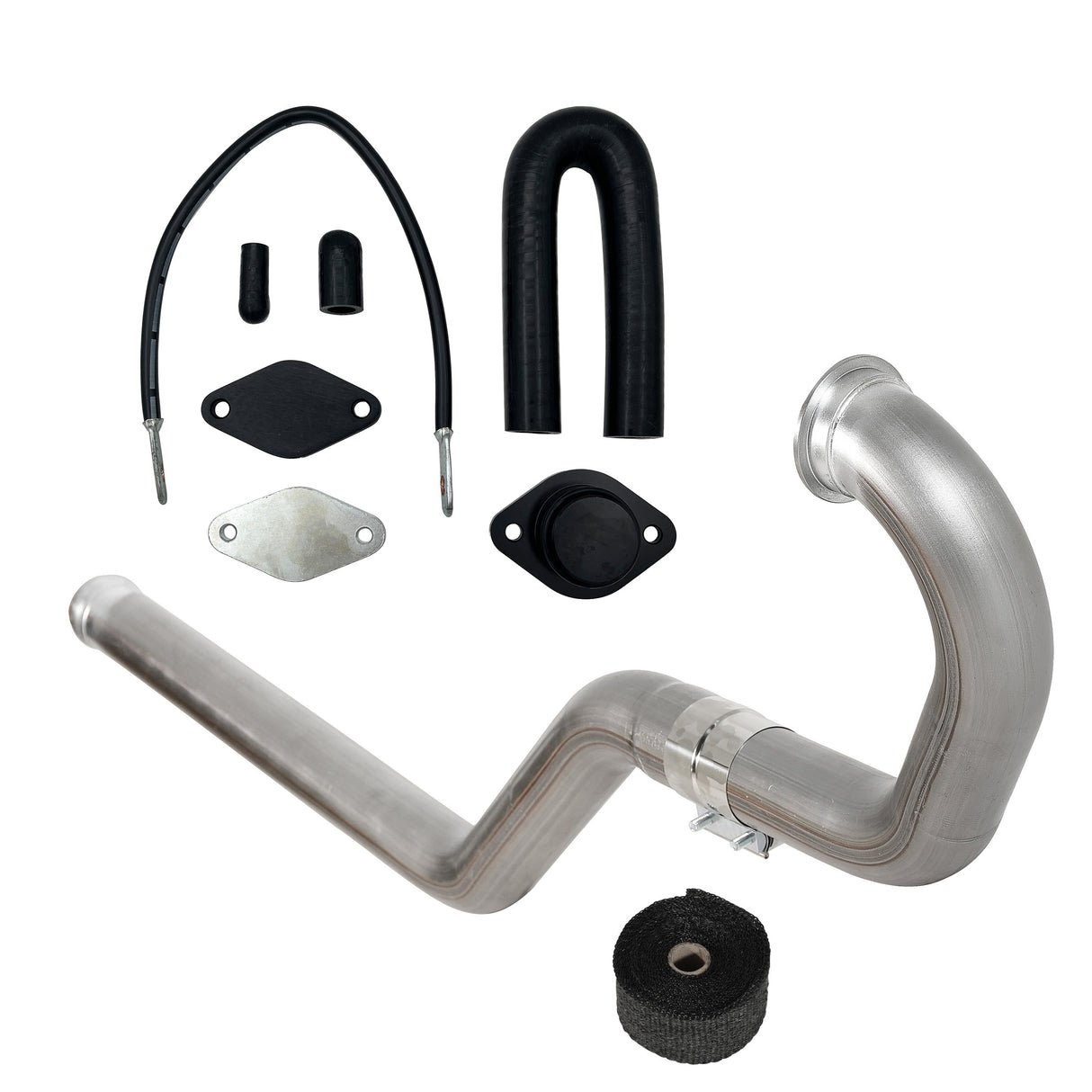 TruckTok 2020-2022 3.0L LM2 Duramax 3" Turbo Back DPF Delete Pipe & EGR Delete kit TruckTok