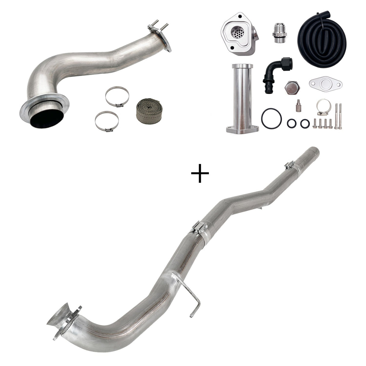 TruckTok 2017-2023 6.6L Duramax L5P DPF/CCV/EGR Delete & Downpipe w/Can Bus kit TruckTok