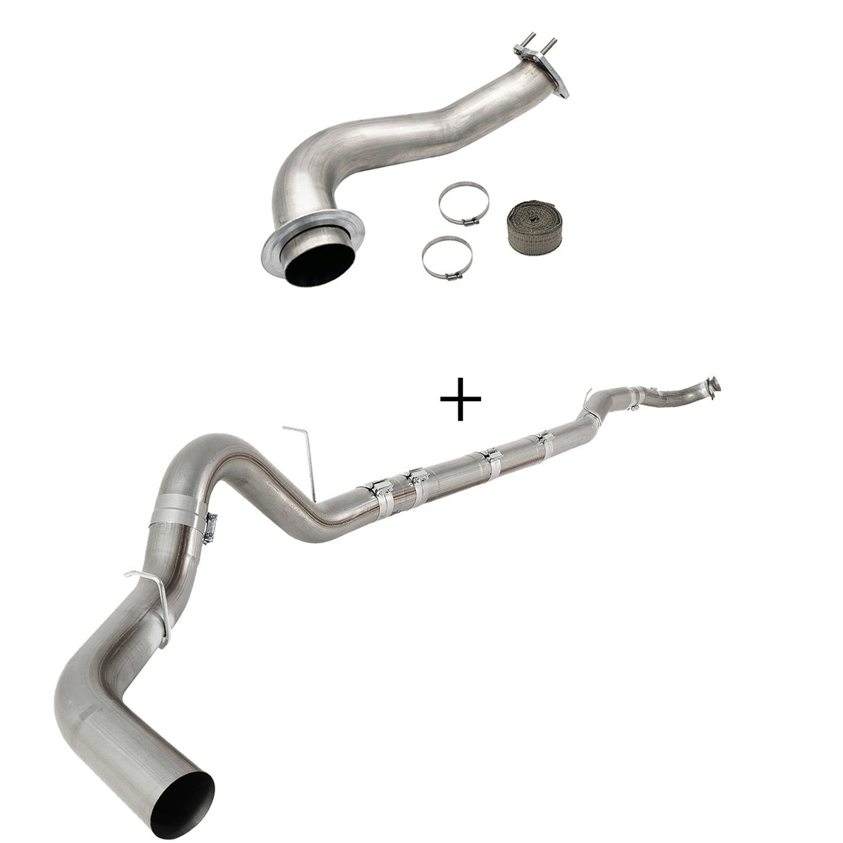 TruckTok 2017-2023 6.6L Duramax L5P DPF/CCV/EGR Delete & Downpipe w/Can Bus kit TruckTok