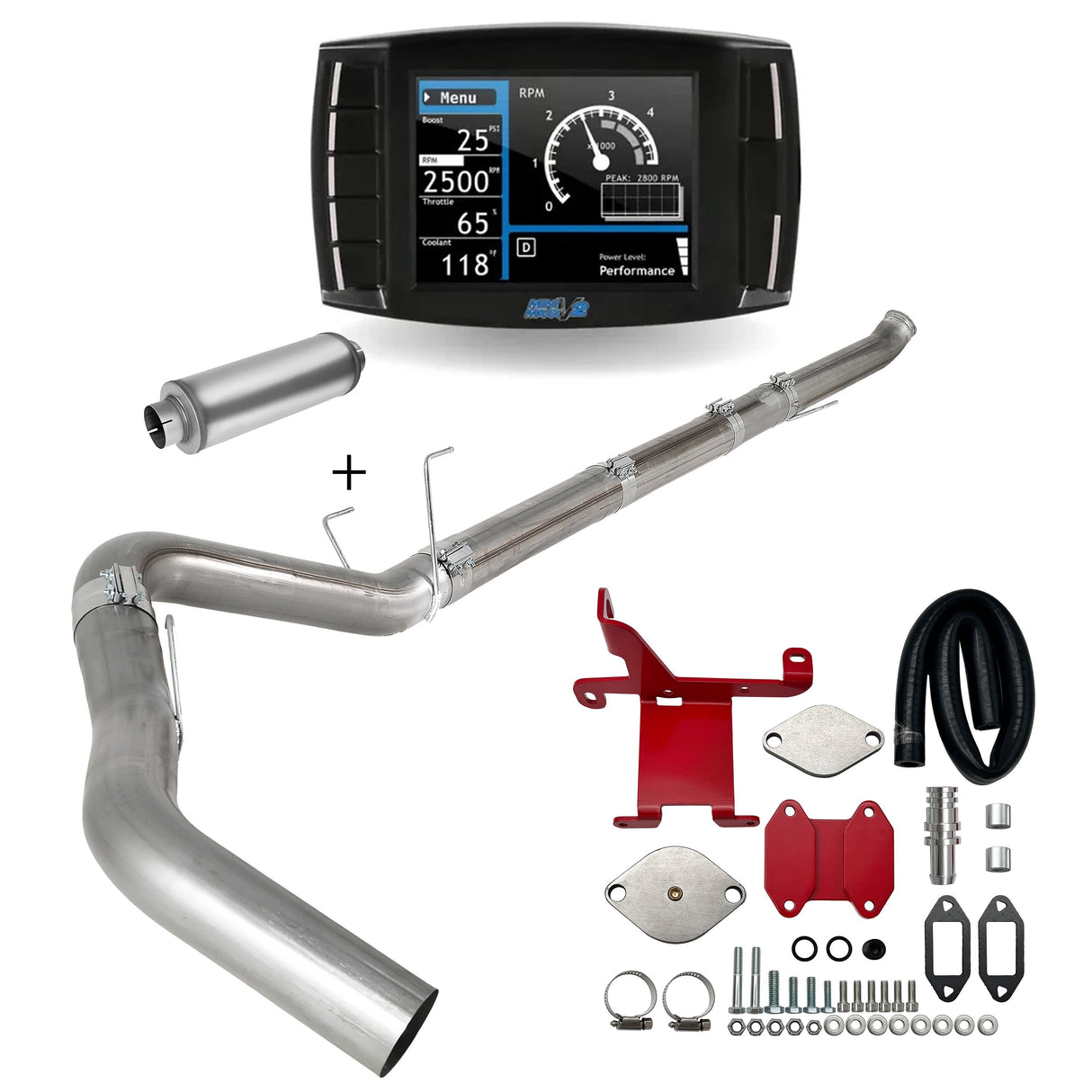 Trucktok 2019-2021 6.7L Ram 4"/5" DPF/EGR/DEF Delete All-in-one kit TruckTok