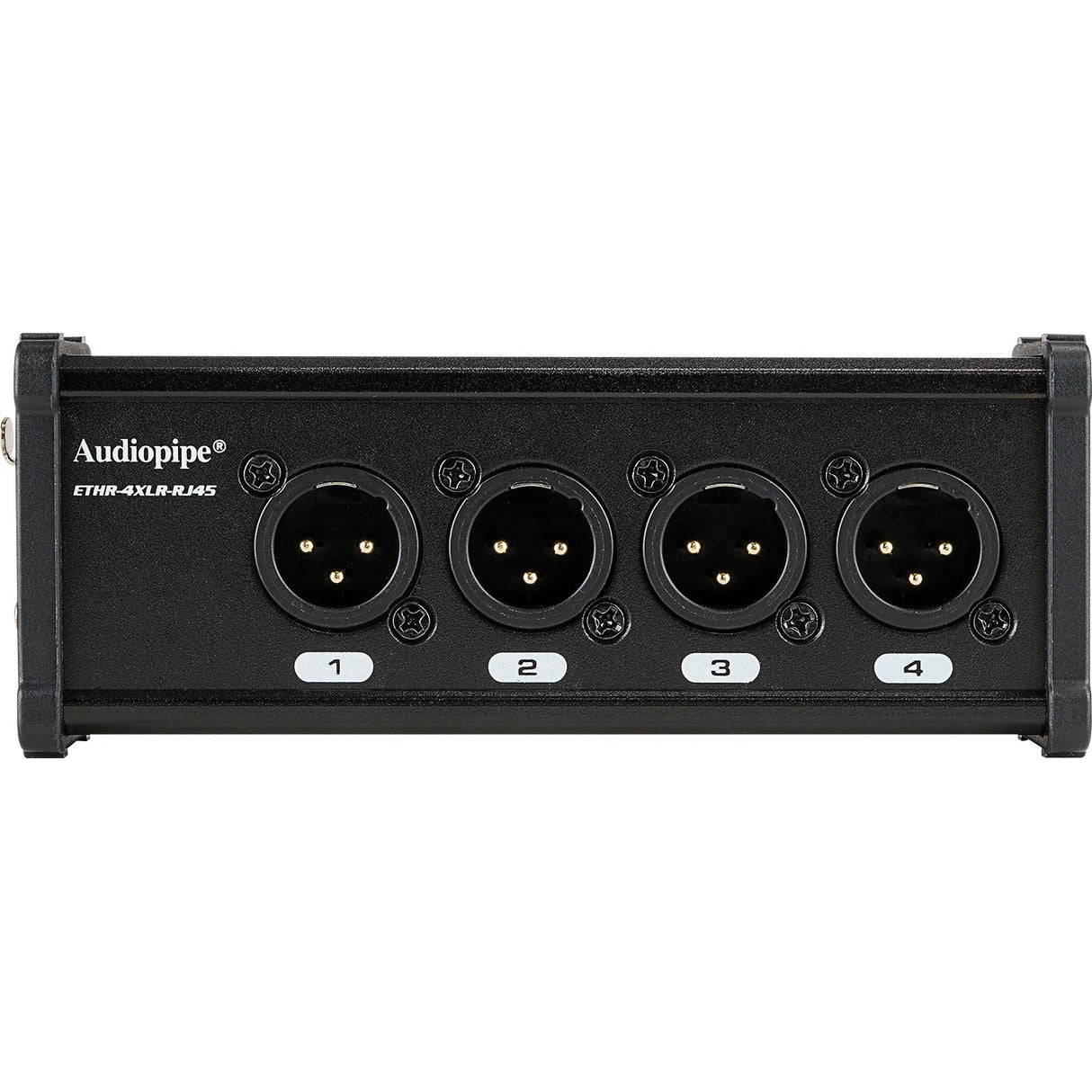 4 Channel DMX Over Network Cable Extender (ETHR-4XLR-RJ45) Audiopipe