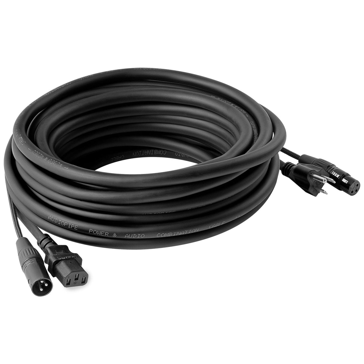 33Ft AC Power & XLR/Microphone Cable (EX-PROX-SIM-10) Audiopipe